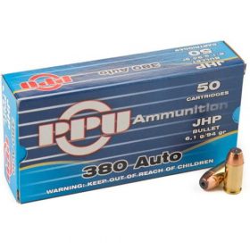 Prvi Partizan 380 ACP Auto Ammo 94 Grain Jacketed Hollow Point