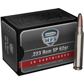 MFS Ammo 223 Remington Ammo 62 Grain Soft Point