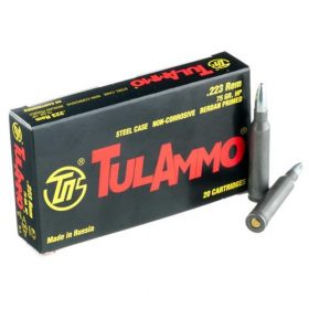 TulAmmo 223 Remington Ammo 75 Grain Bi-Metal Hollow Point