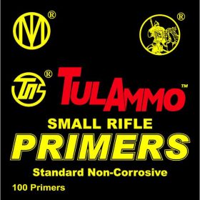 TulAmmo Standard Small Rifle Primers 100-Pack