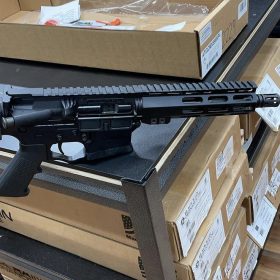 American Tactical OMNI Hybrid Maxx Pistol w/Brace, 5.56mm, Black, 7.5″ – ATIGOMX556MP4B